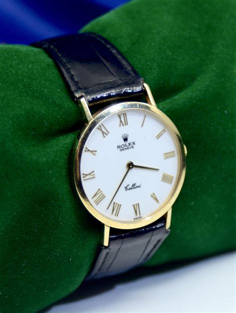 rolex cellini geneve 18k gold